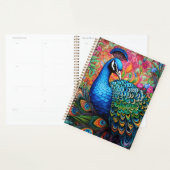 Peacock met bloemen planner (Display)