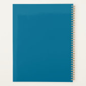 Peacock met Feathers Fanned - Wildlife Bird Foto Planner (Achterkant)