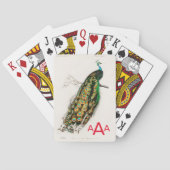 PEACOCK MET Klassieke KLANTISCHE MONOGRAM-afspeelk Pokerkaarten (Achterkant)