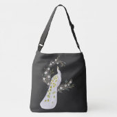 Peacock met Magnolia Crossbody Tas (Achterkant)
