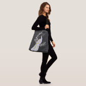 Peacock met Magnolia Crossbody Tas (Op model)