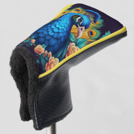 Peacock met perzik Rozen Golfheadcover