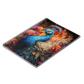 Peacock met veren notitieboek (Linkerzijde)