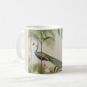 Peacock met vlinders koffiemok