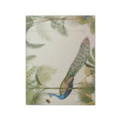 Peacock met vlinders notitieblok (Linkerzijde)