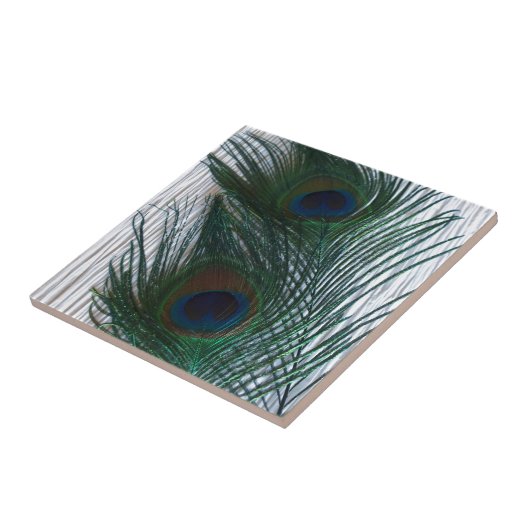 Peacock met wit tegeltje (Zijkant)