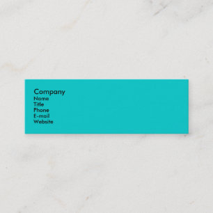 Peacock Mini Visitekaartje