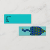 Peacock Mini Visitekaartje (Voorkant / Achterkant)