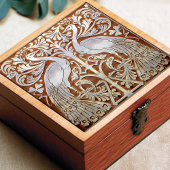 Peacock Modernista Art Barcelona 1903 Tegeltje