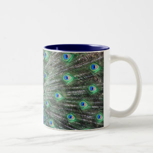 Peacock-mok Tweekleurige Koffiemok