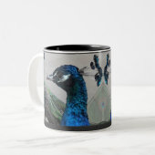 Peacock-Mok Tweekleurige Koffiemok (Voorkant links)