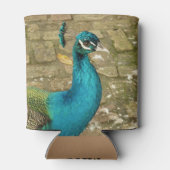 Peacock Mooie Natuur Fotografie Blikjeskoeler (Achterkant)