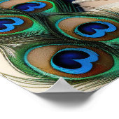 Peacock Mooie Vrouw van de Roaring Twenties Poster (Hoek)