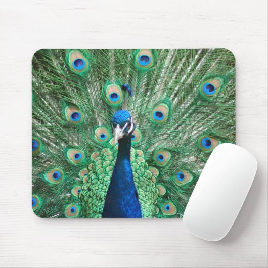 Peacock Mousepad Muismat (Met muis)