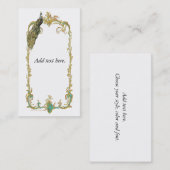 Peacock n Paisley Visitekaartje (Voorkant / Achterkant)