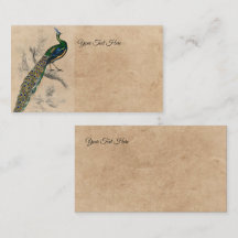 Peacock Natuurhistorisch Print
