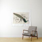  Peacock Natuurhistorisch Print Wandkleed (In Situ (horizontaal))