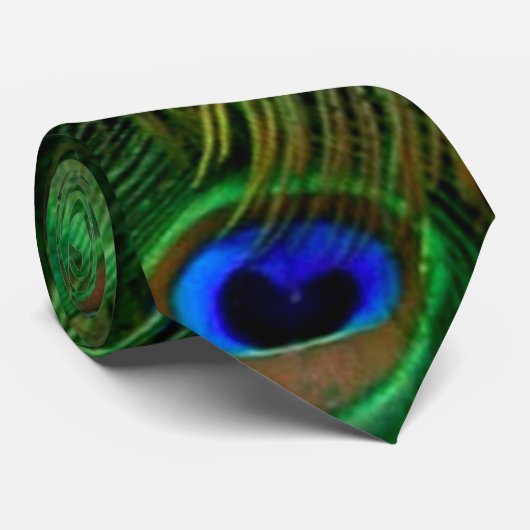 Peacock Neckties Stropdas (Opgerold)