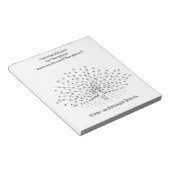 Peacock-Notitieblokken kleuren Notitieblok (Schuin)