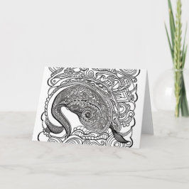 Peacock Notitiekaartje