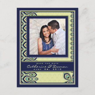 Peacock Nouveau sparen de Datum (marine) Save The Date