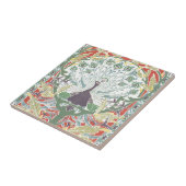 Peacock Nouveeau Tegeltje (Zijkant)
