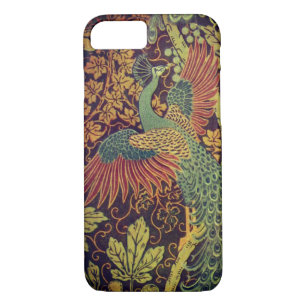 Peacock oakleaf floral Victoriaans jacquard elegan iPhone 8/7 Hoesje