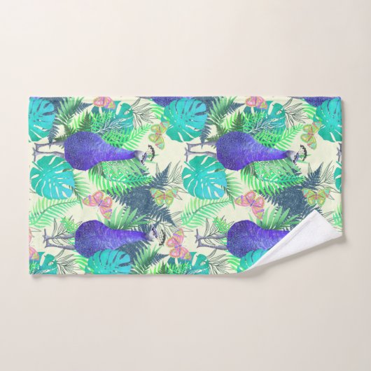 Peacock Oerwoud Bright Bad Handdoek (Handdoek)