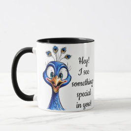 Peacock om de Humor te verbeteren Mok