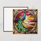 Peacock on Pink (Voorkant / Achterkant)