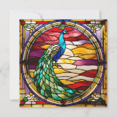 Peacock on Pink (Voorkant)