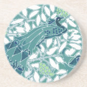 Peacock-Onderzetters Zandsteen Onderzetter (Voorkant)