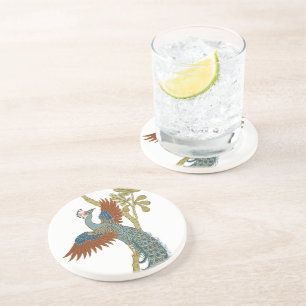  Peacock-Onderzetters Zandsteen Onderzetter