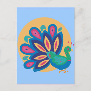 Peacock One Briefkaart