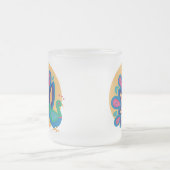  Peacock One Matglas Koffiemok (Center)