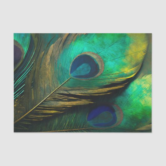 PEACOCK-ontkoppelingsdocument Tissuepapier (Voorkant)