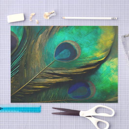 PEACOCK-ontkoppelingsdocument Tissuepapier (Craft)