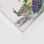 Peacock-ontkoppelpapier Tissuepapier (Detail)