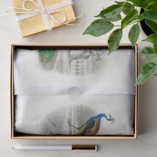 Peacock-ontkoppelpapier Tissuepapier (Geschenk)