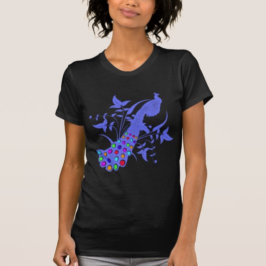 Peacock  ontwerp t-shirt (Voorkant)