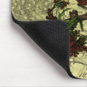 Peacock op Branch Apparel en Gifts Muismat (Hoek)