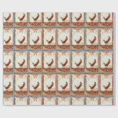 Peacock op Fresco Ancient Roman Antiek schilderen Cadeaupapier (Vlak)