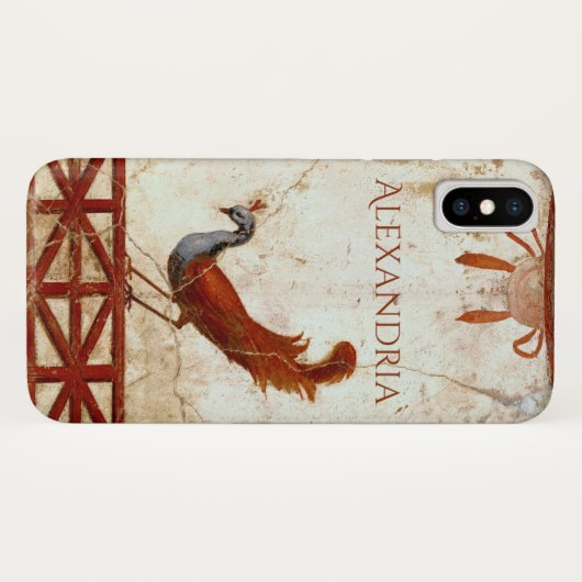 Peacock op Fresco Ancient Roman Antiek schilderen Case-Mate iPhone Case (Achterkant (horizontaal))