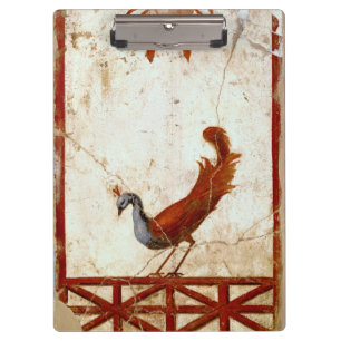 Peacock op Fresco Ancient Roman Antiek schilderen Klembord