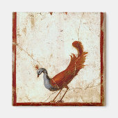 Peacock op Fresco Ancient Roman Antiek schilderen Magneet (Voorkant)