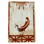 Peacock op Fresco Ancient Roman Antiek schilderen Medium Cadeauzakje (Voorkant)