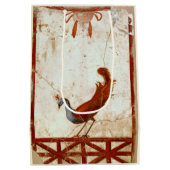 Peacock op Fresco Ancient Roman Antiek schilderen Medium Cadeauzakje (Achterkant)