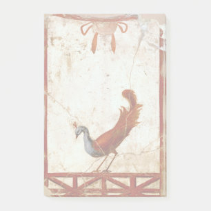 Peacock op Fresco Ancient Roman Antiek schilderen Post-it® Notes