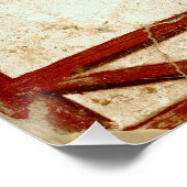 Peacock op Fresco Ancient Roman Antiek schilderen Poster (Hoek)