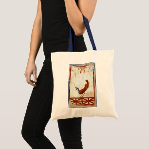 Peacock op Fresco Ancient Roman Antiek schilderen Tote Bag